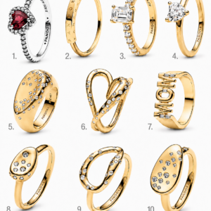 Anillos Colección Pandora Timeless – Anillos de Amor y Brillo