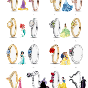 Anillo princesas Disney Pandora color plateado