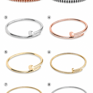 brazalete clou rigido cartier diseño bangle