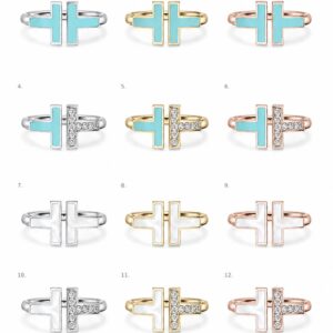 Anillo wire ring Tiffany color dorado