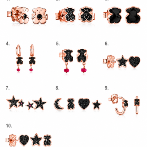Aros Motif Rosados - Tous