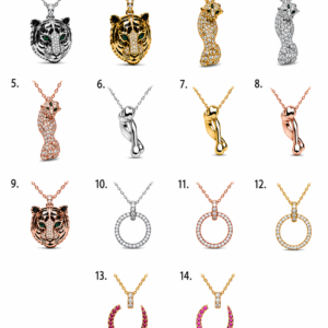 collar pantera cartier colgante felino