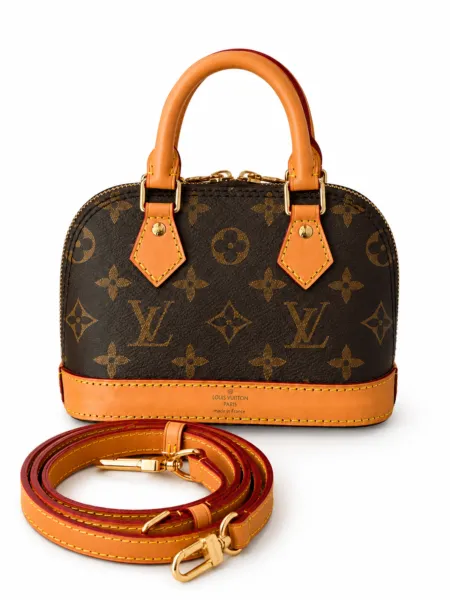 Bolso nano alma vuitton cuero monogram