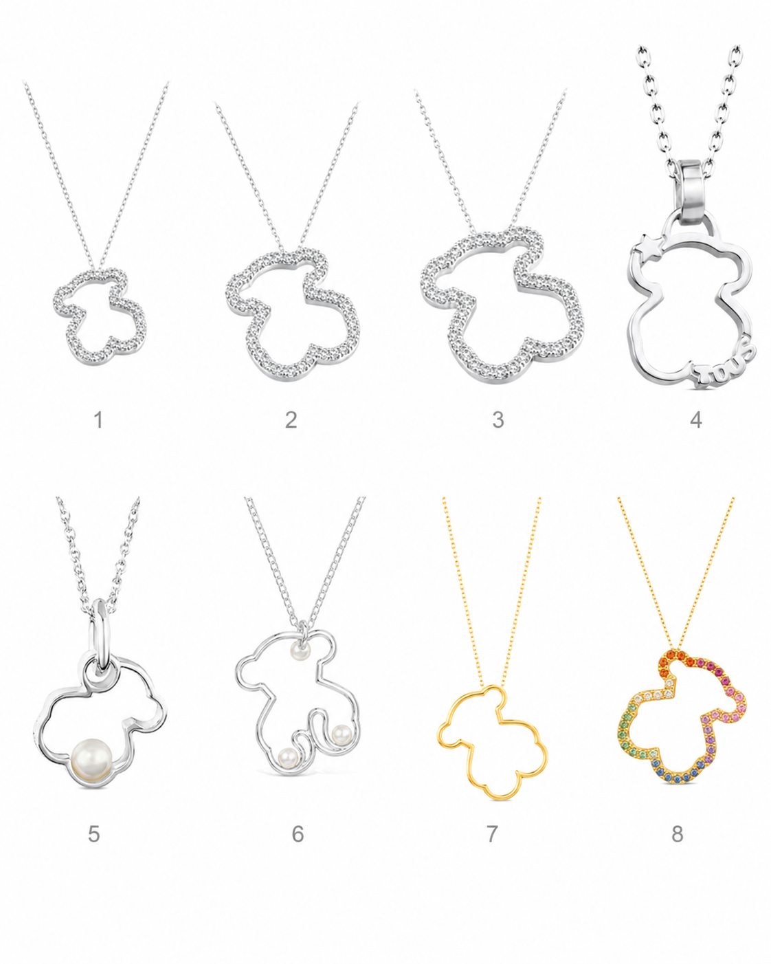 Collares Silueta Oso - Tous