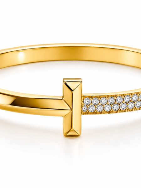 Brazalete dorado tiffany