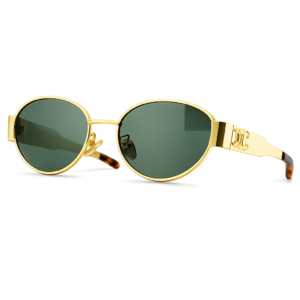 Lentes sol cristales verdes celine