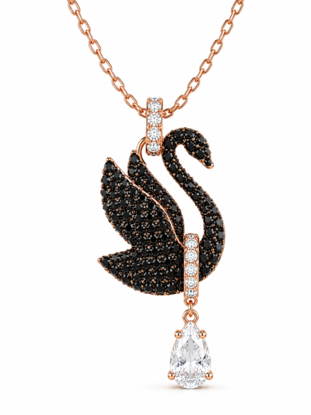 collar cisne negro Swarovski línea Iconic