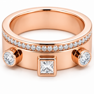 anillo thrilling swarovski con cristales brillantes