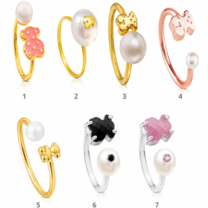Anillos de Perlas y Colores - Tous