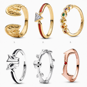 Anillo Marvel Pandora color plateado