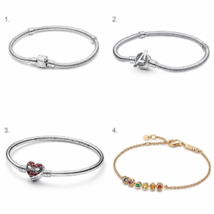 pulsera Marvel Pandora color plateado
