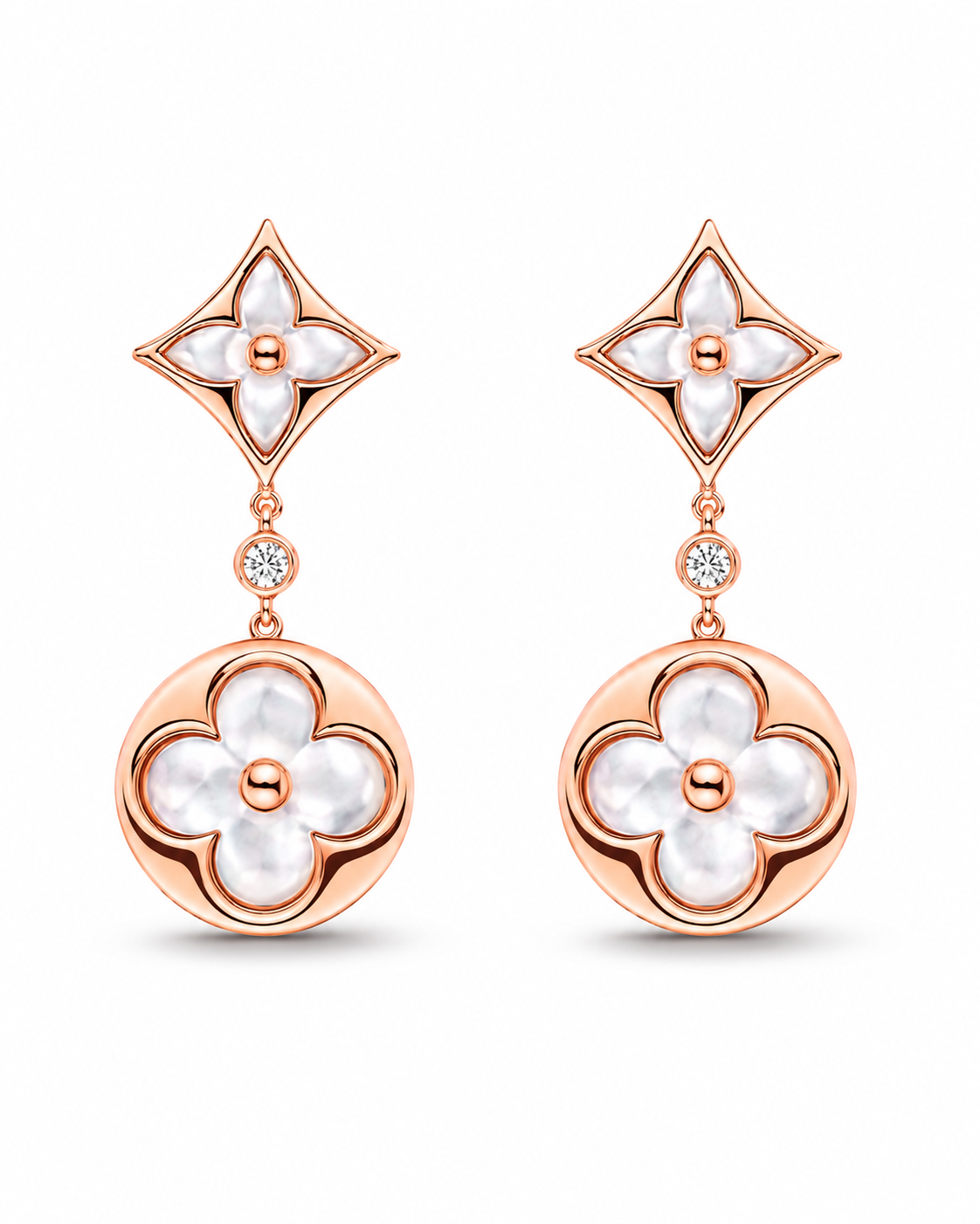 Aros blossom louis vuitton color dorado