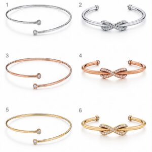 Brazaletes Infinito y Diamante - Tiffany & Co.