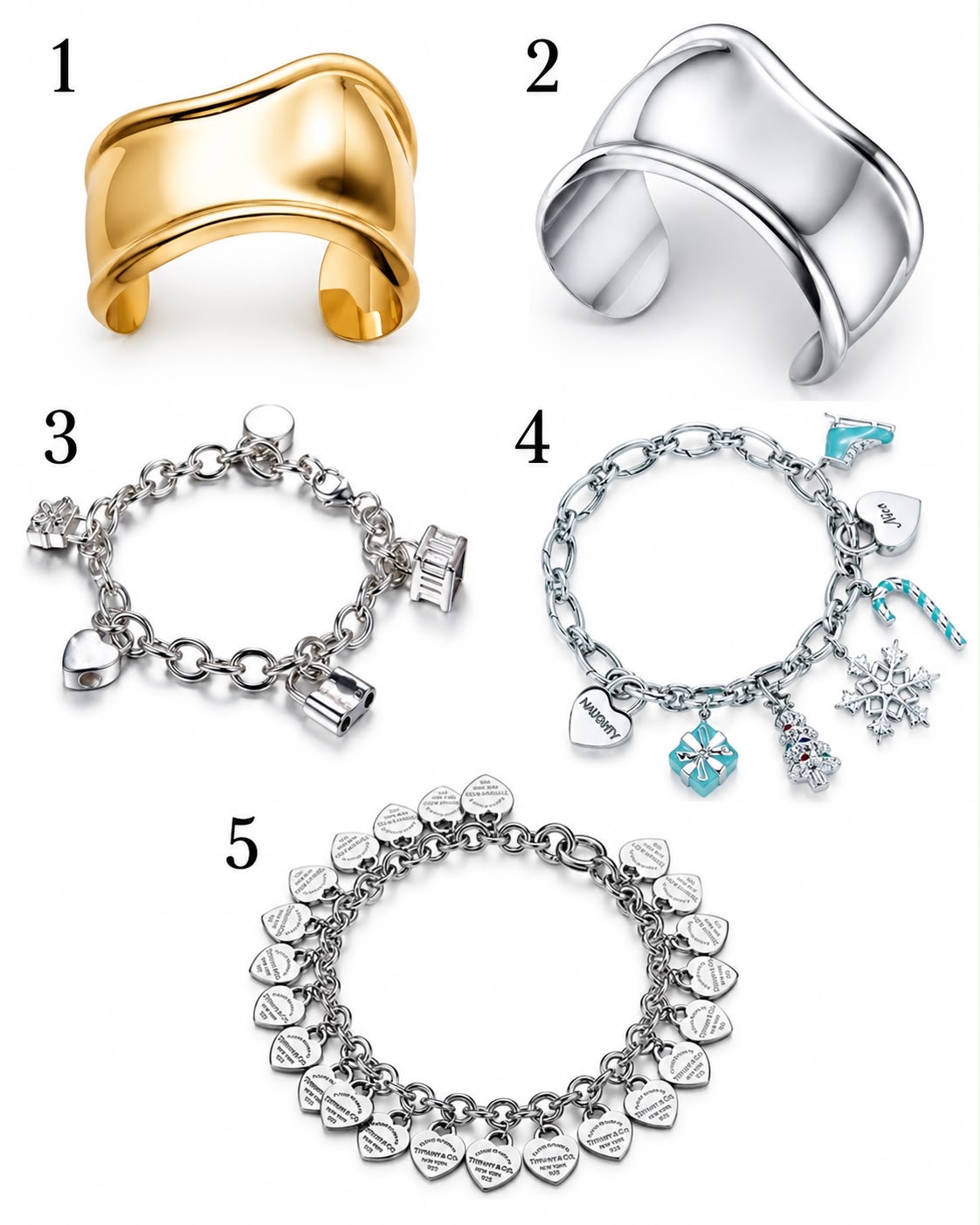 Brazaletes Variados - Tiffany & Co.