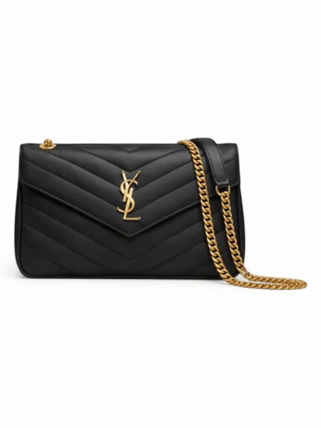 Bolso Saint Laurent Loulou Negro
