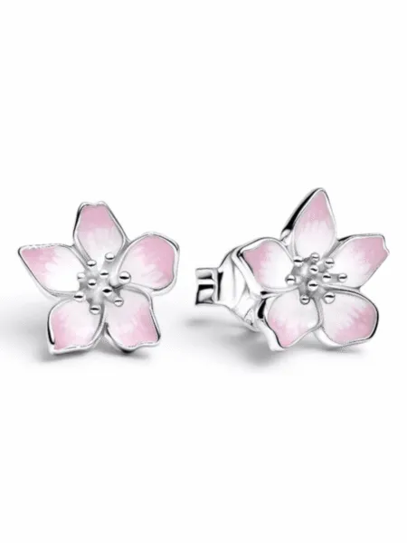 Aros Pandora Flor Cerezo