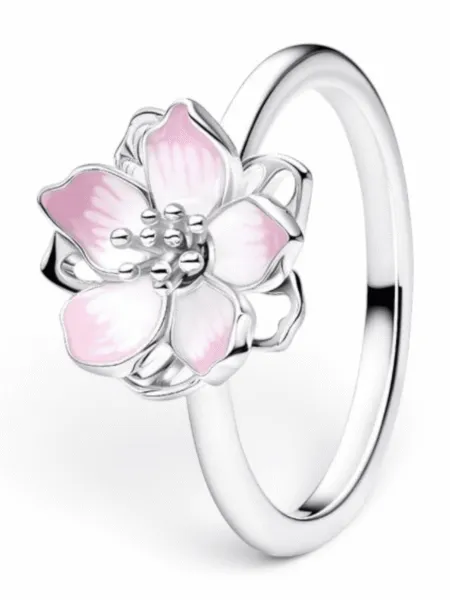 Anillo Pandora Flor Cerezo