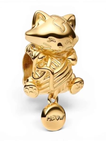 Charm Pandora Gatito Estambre