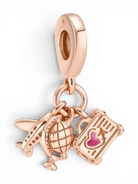 Charm Pandora Viaje Rosado