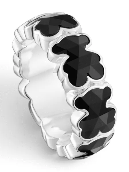 Anillo Tous Mediano Icon Color Negro Ref. 10042844