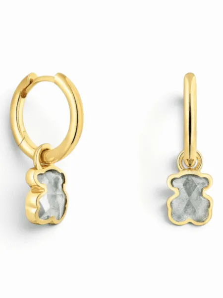 Aros Tous Argolla Oso Verde Mint