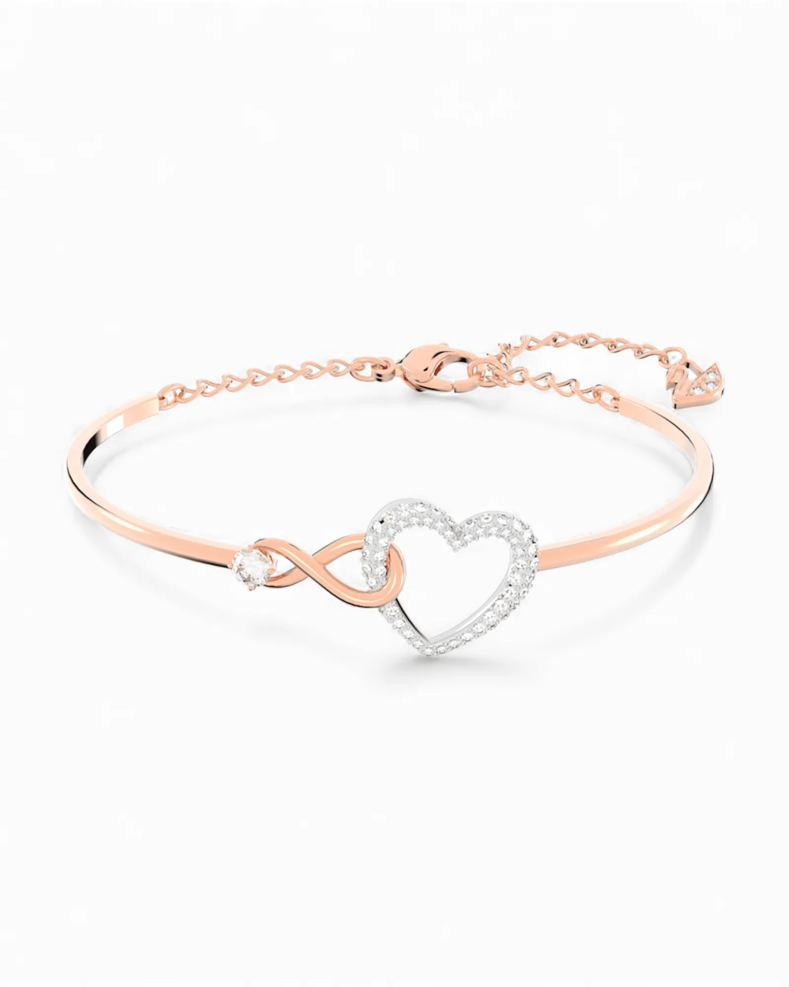 Brazalete Swarovski Amor Infinito Rosado