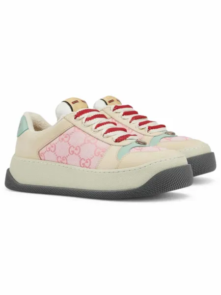 Zapatillas Gucci Screener GG Monogram Rosado Beige