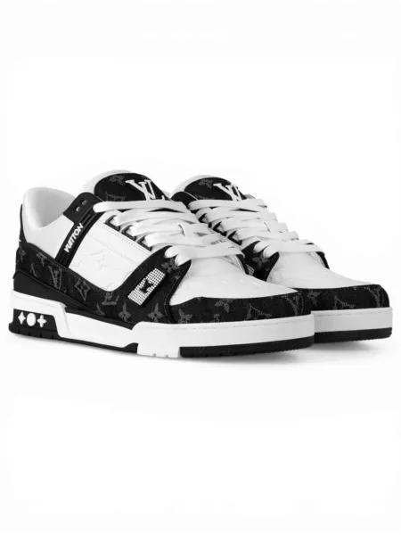 Zapatillas Louis Vuitton Trainer Black Denim