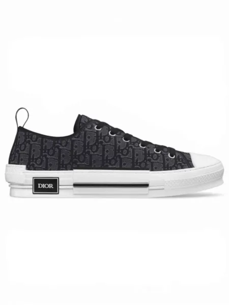 Zapatillas Dior Baja B23 League Oblique Negro Brillante