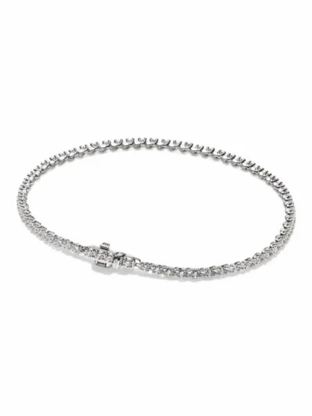 Brazalete Pandora Tenis Plateado
