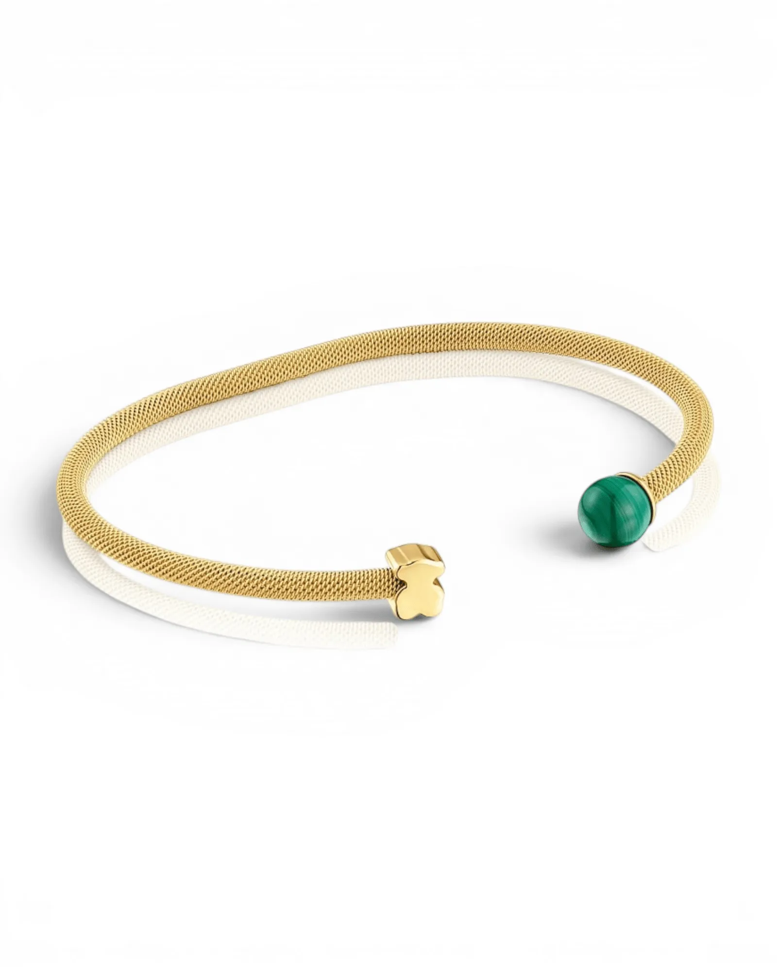 Brazalete Tous Malaquita Icon Mesh Verde
