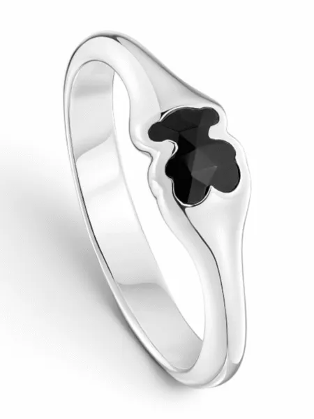 Anillo Tous Icon Color Negro Pequeño