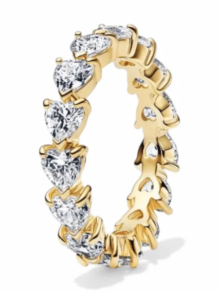 Anillo Pandora Eternidad Dorado