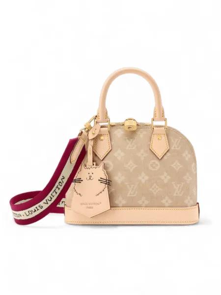 Bolso Louis Vuitton Alma BB con Grace Coddington Meowgram