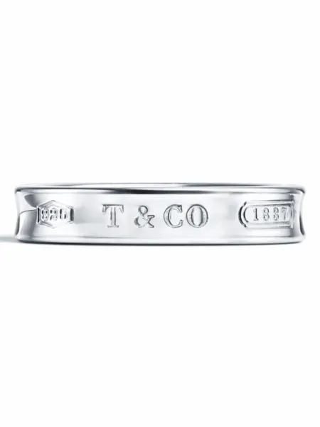 Anillo Tiffany & Co. T&Co 1837 Plateado