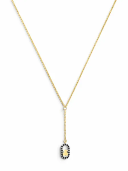 Collar Tous Camille Negro Dorado en Y