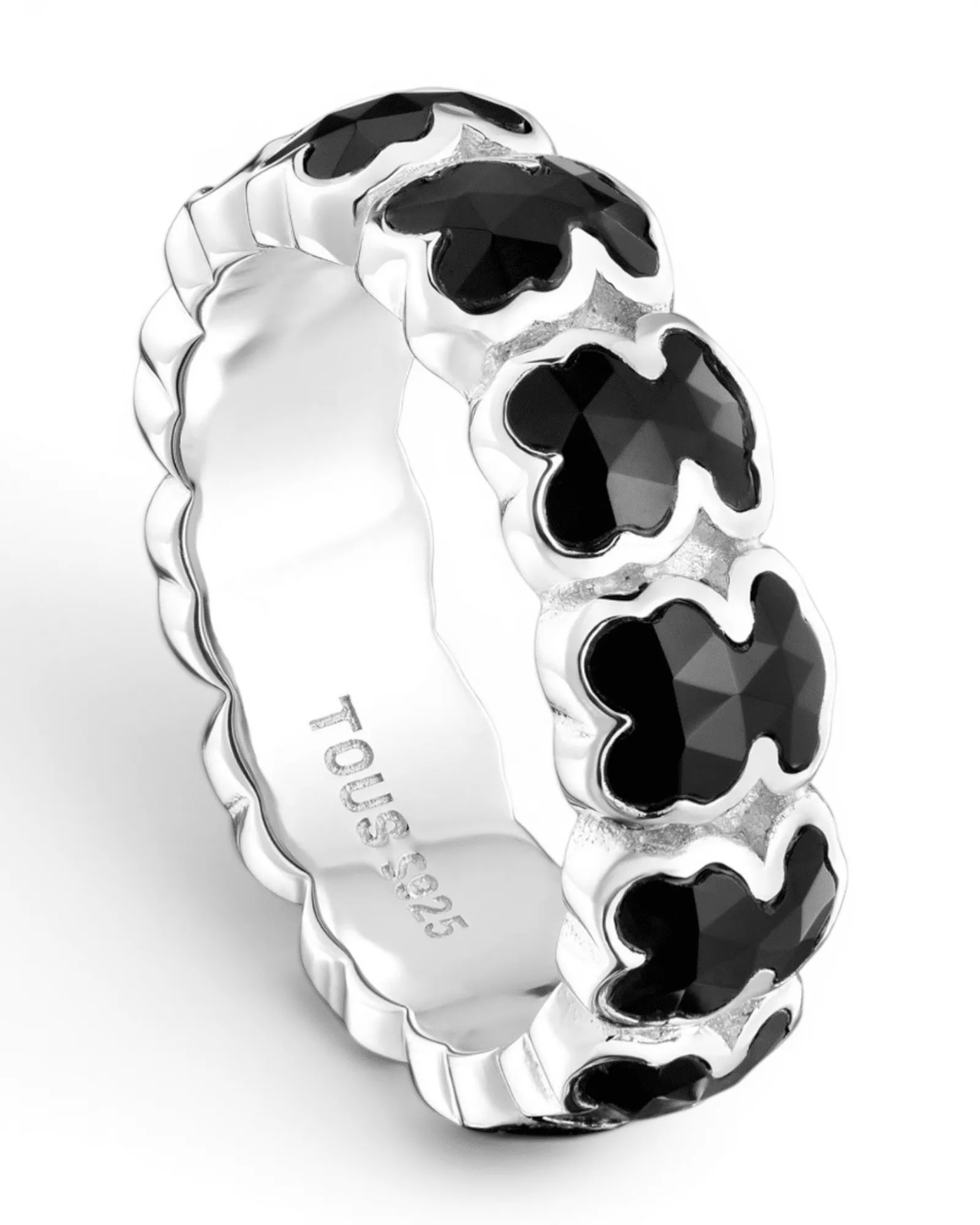 Anillo Tous Mediano Icon Color Negro Ref. 10042844-C