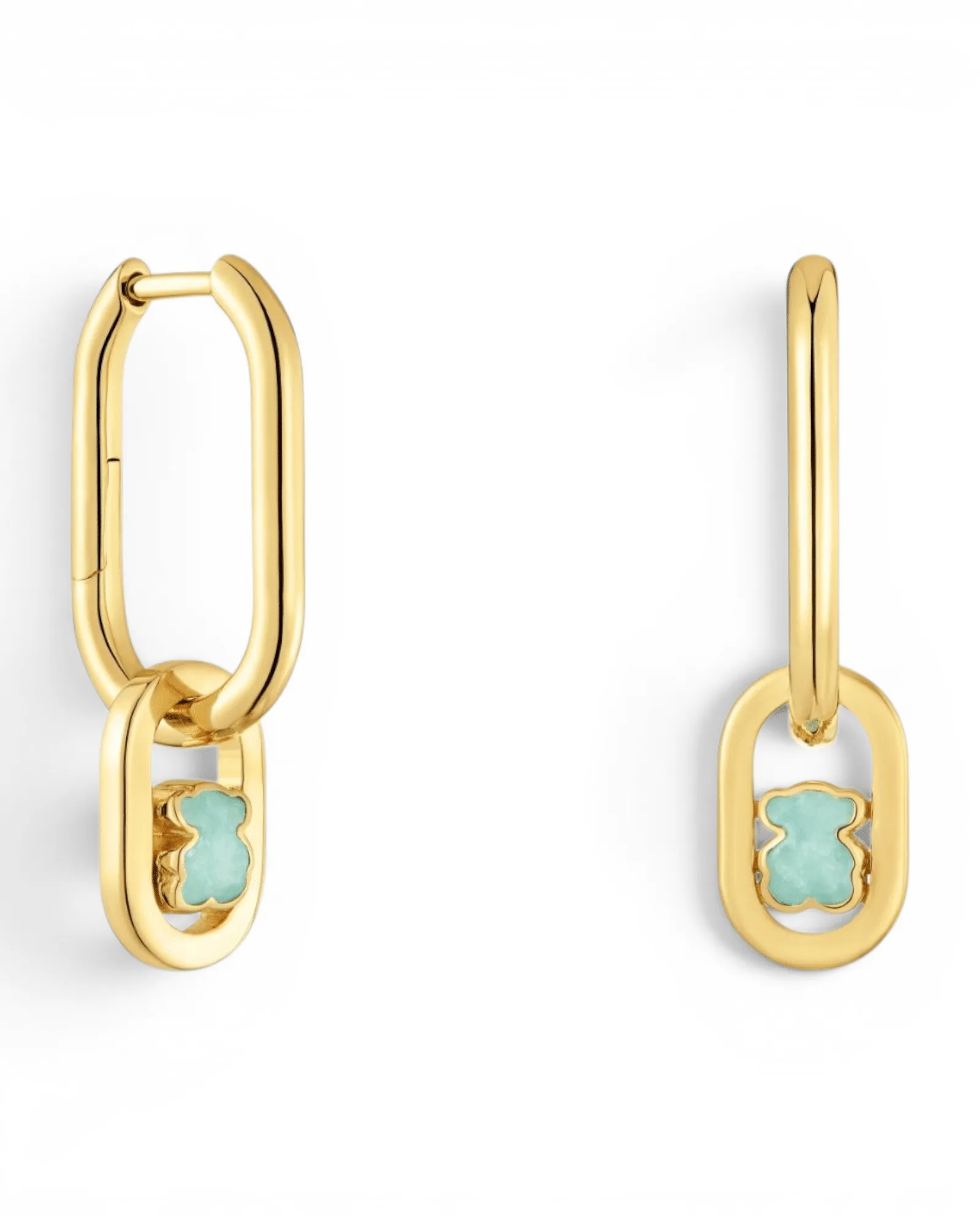 Aros Tous Camille Amazonita Verde