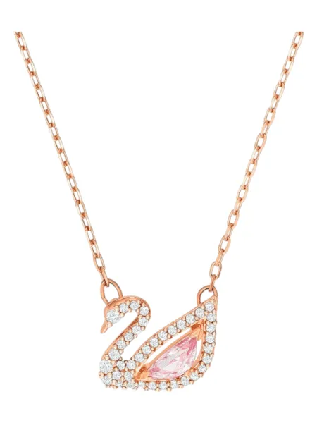 Collar Swarovski Dazzling Swan Rosado
