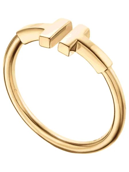 Anillo Tiffany & Co. Delgado Tiffany T1 Dorado