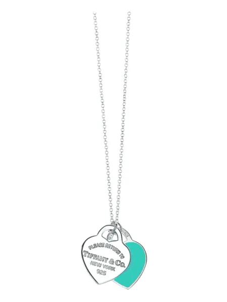 Collar Tiffany & Co. Return To Tiffany con Doble Placa Plateado Ref. TIFXL01