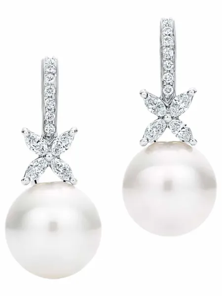 Aros Tiffany & Co. Perlas Victoria