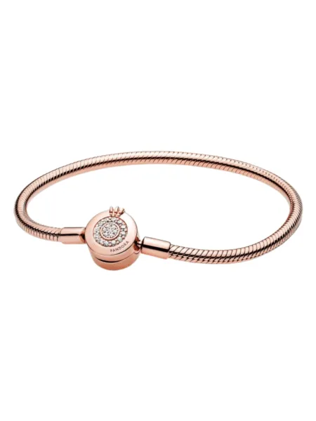 Brazalete Pandora Cadena Serpiente Rosegold