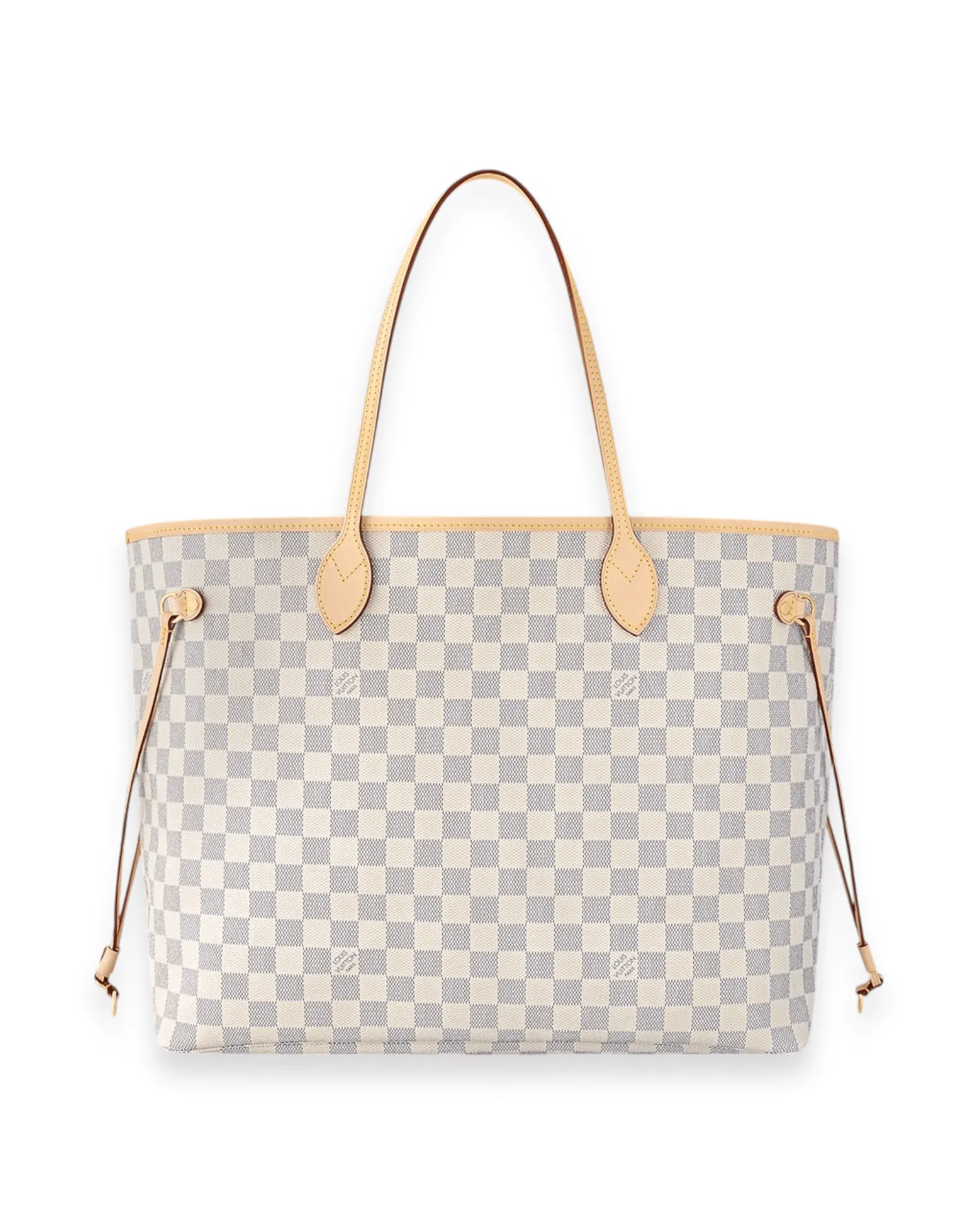 Bolso Louis Vuitton Neverfull Damier Azur Beige GM
