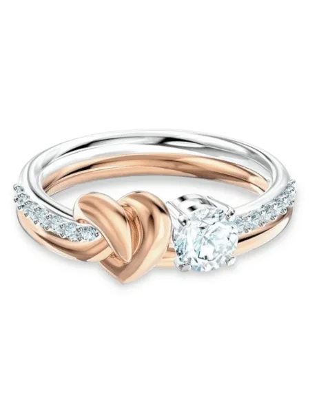 Anillo Swarovski Corazón Anudado
