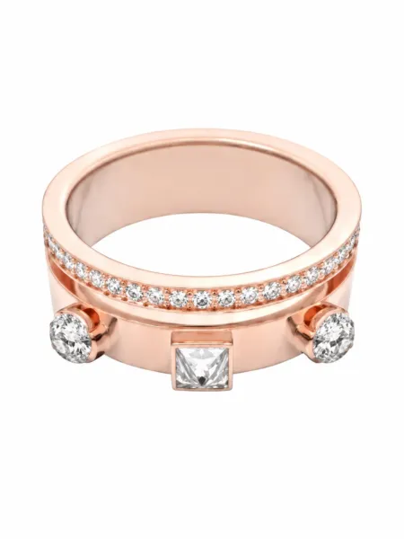 Anillo Swarovski Thrilling Rosegold Despacho Inmediato