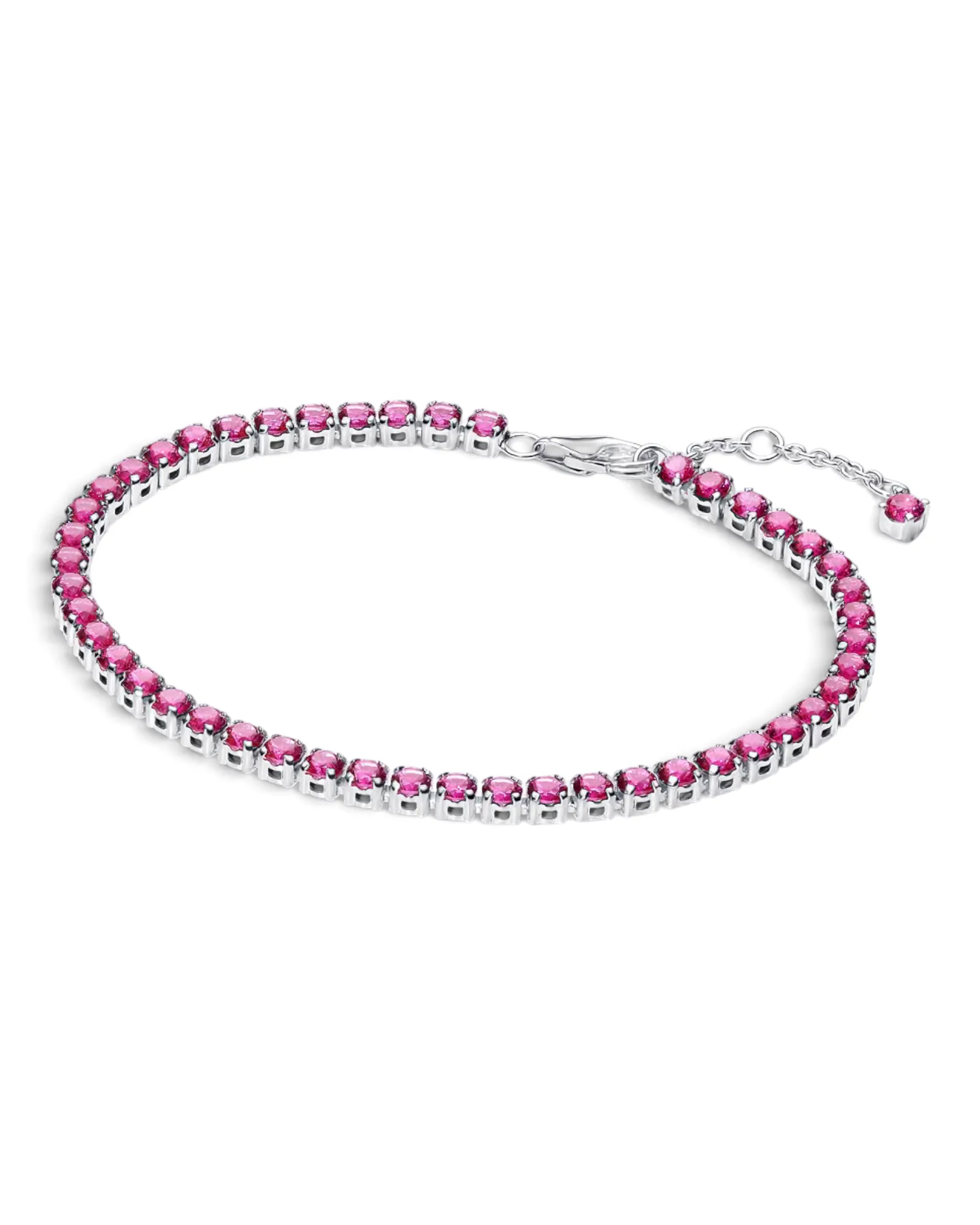 Brazalete Pandora Tenis Rosa Reluciente