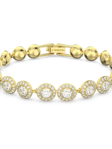 Brazalete Swarovski Angelic Dorado