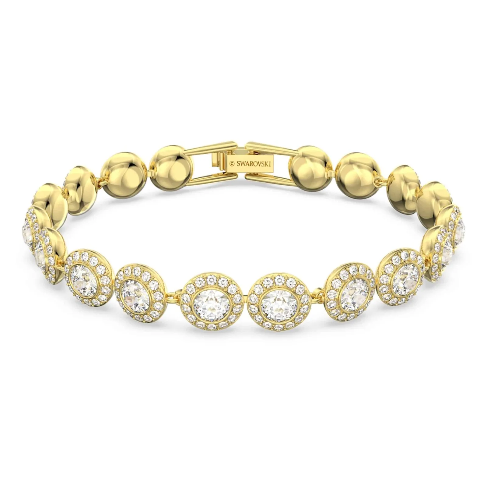 Brazalete Swarovski Angelic Dorado