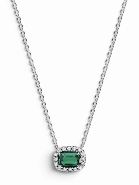 Collar Pandora Halo Verde
